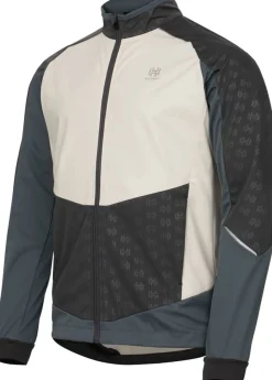 Hellner Men's Sårjås XC Ski Jacket Stormy Weather/Asphalt/Off White
