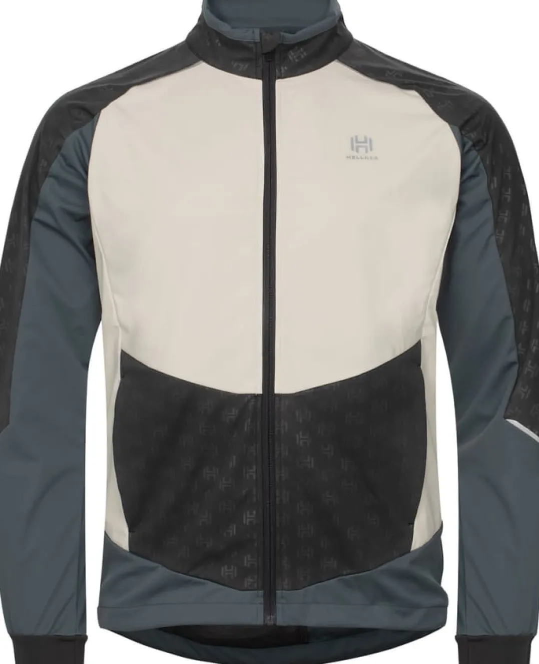Hellner Men's Sårjås XC Ski Jacket Stormy Weather/Asphalt/Off White