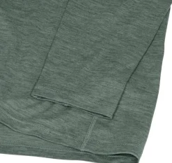 Hellner Nunis Halfzip Ls Tee Men Laurel Wreath Melange