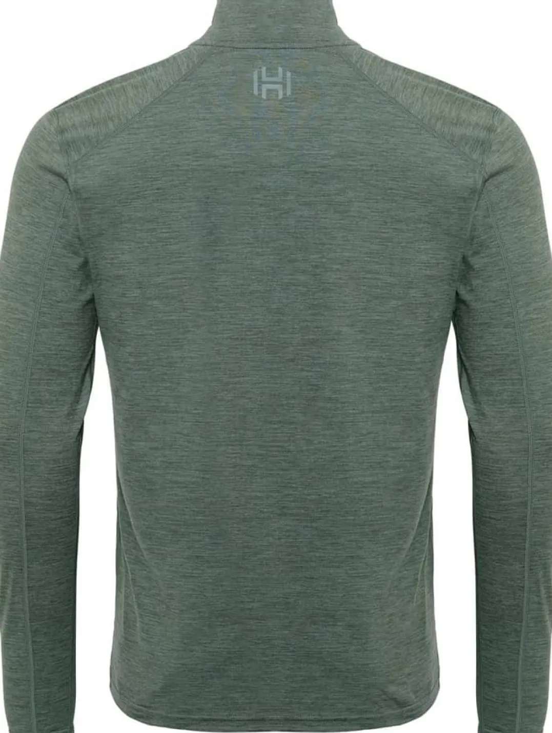 Hellner Nunis Halfzip Ls Tee Men Laurel Wreath Melange