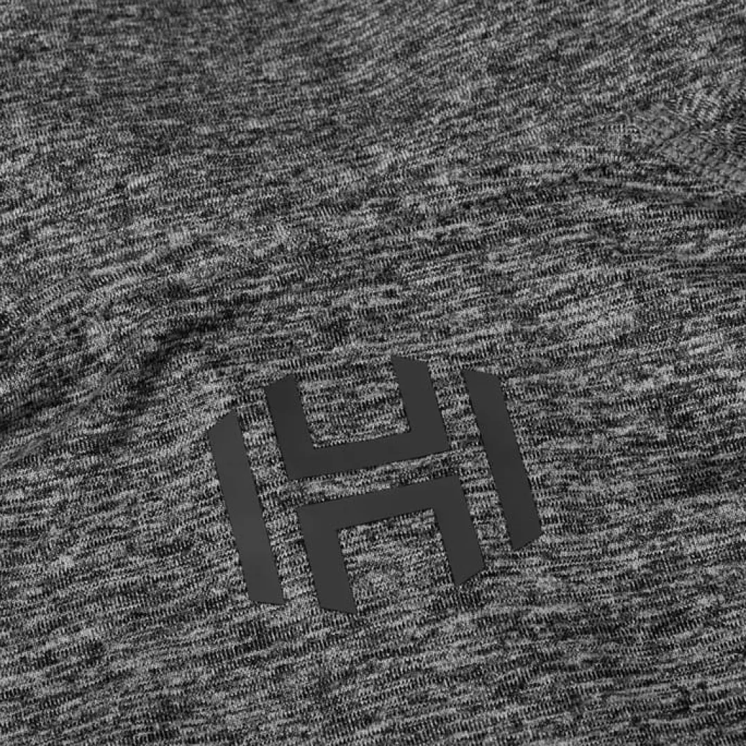 Hellner Nunis Halfzip Ls Tee Wmn Black Beauty Melange
