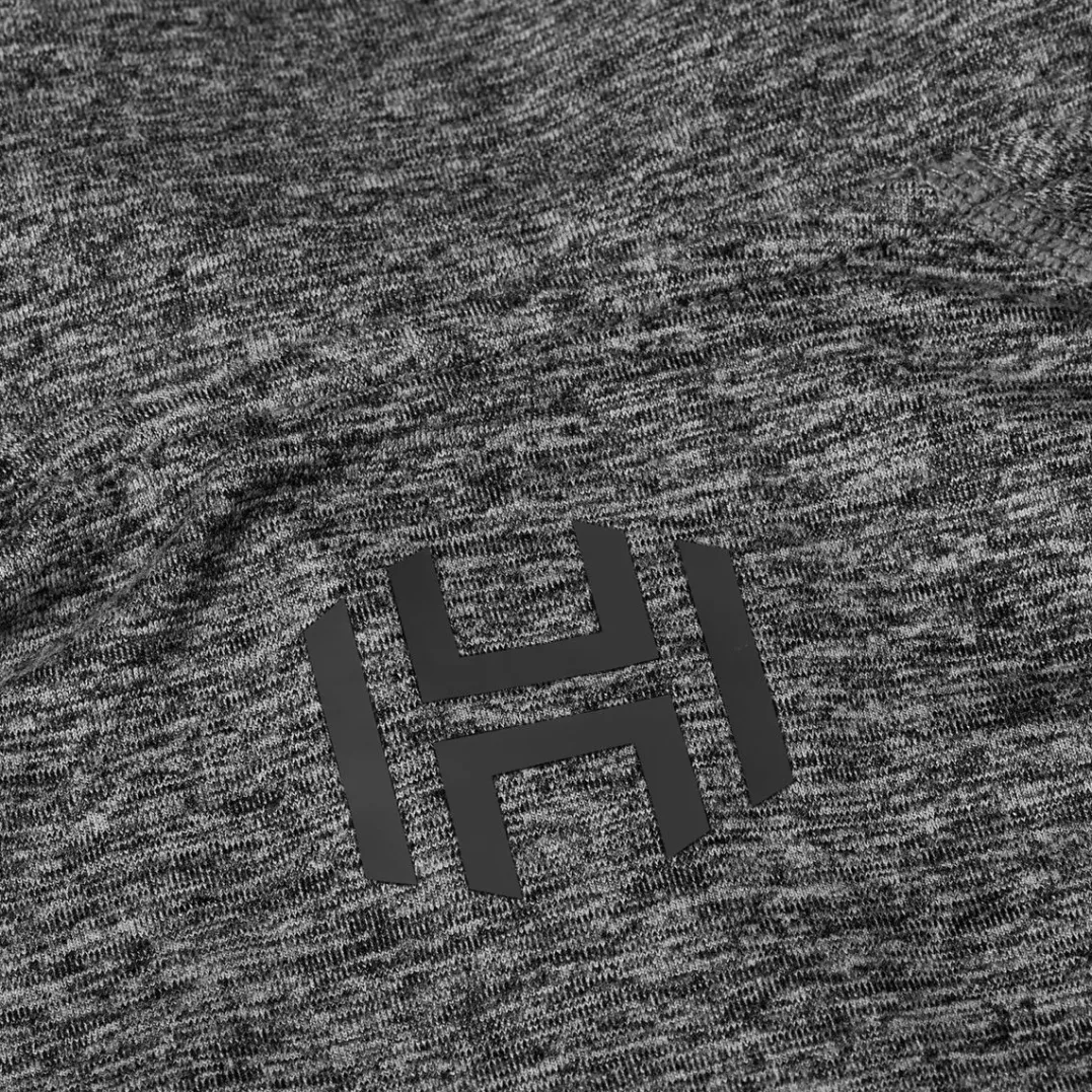 Hellner Nunis Halfzip Ls Tee Wmn Black Beauty Melange