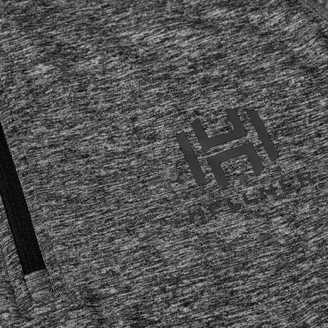 Hellner Nunis Halfzip Ls Tee Wmn Black Beauty Melange