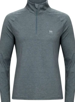 Hellner Nunis Halfzip Ls Tee Wmn Stormy Weather