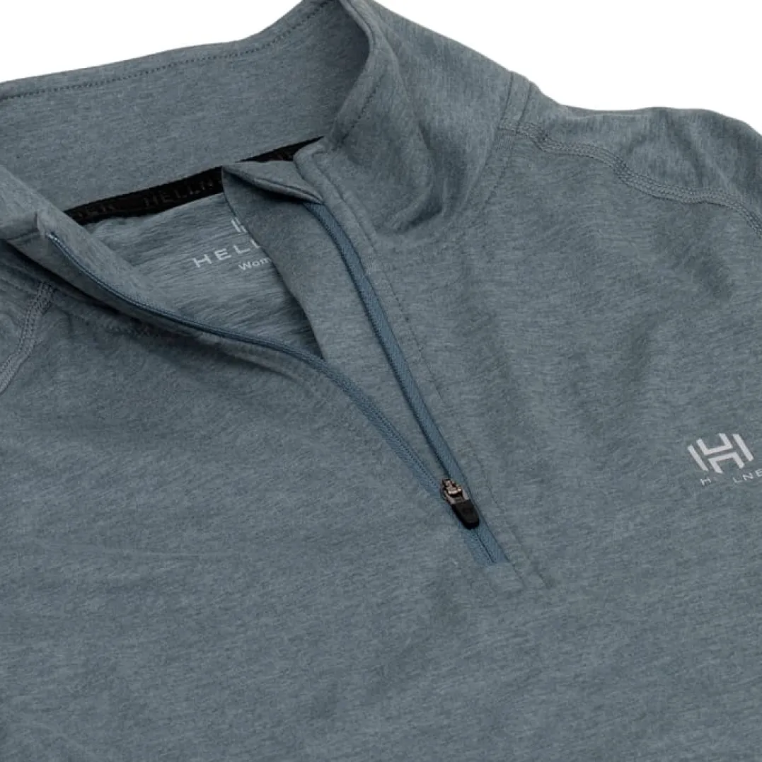 Hellner Nunis Halfzip Ls Tee Wmn Stormy Weather