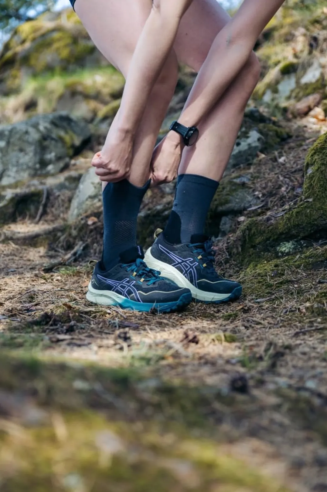 Hellner Running Mid Comfort Sock Asphalt