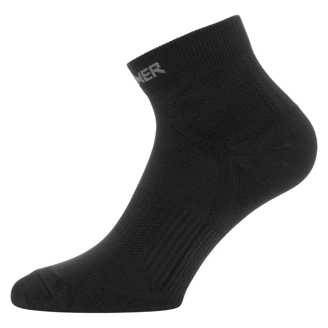 Hellner Running Mid Sock 2-P Black Beauty