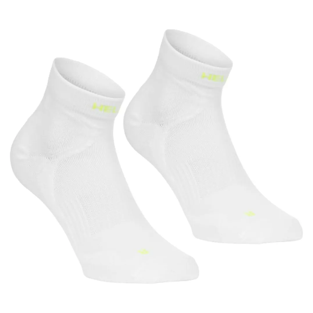 Hellner Running Mid Sock 2-P Bright White