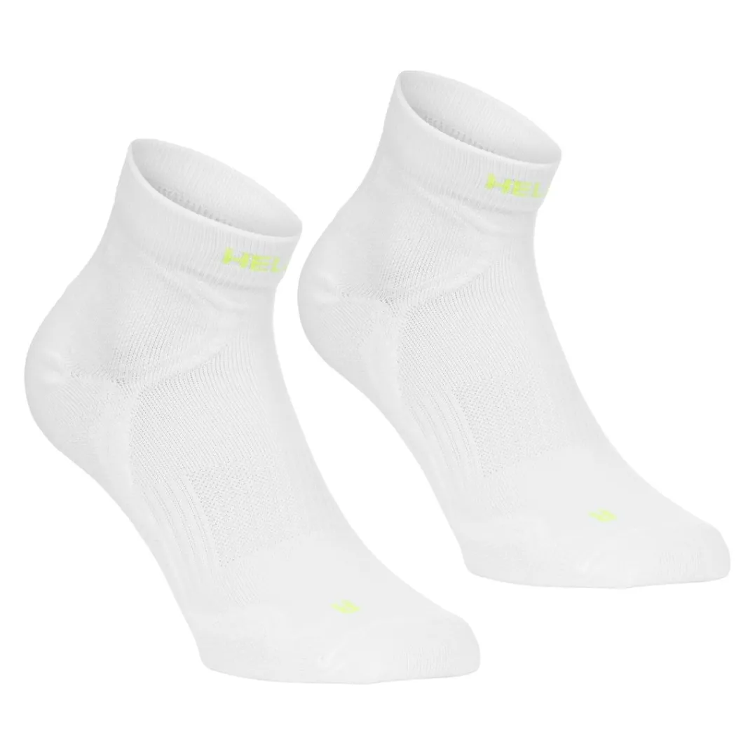 Hellner Running Mid Sock 2-P Bright White