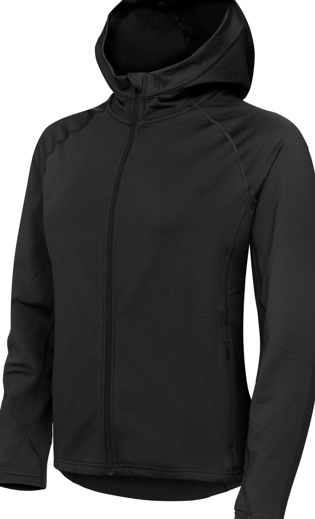 Hellner Tech Fleece Hood Wmn Black Beauty