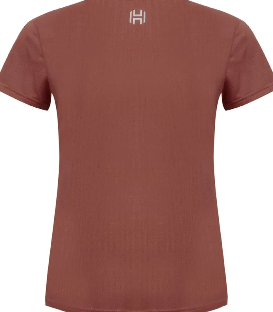Hellner Tossis Mesh Tee Wmn Chutney