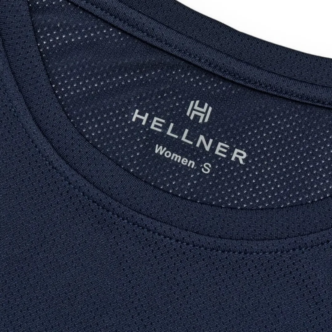 Hellner Tossis Mesh Tee Wmn Dress Blues