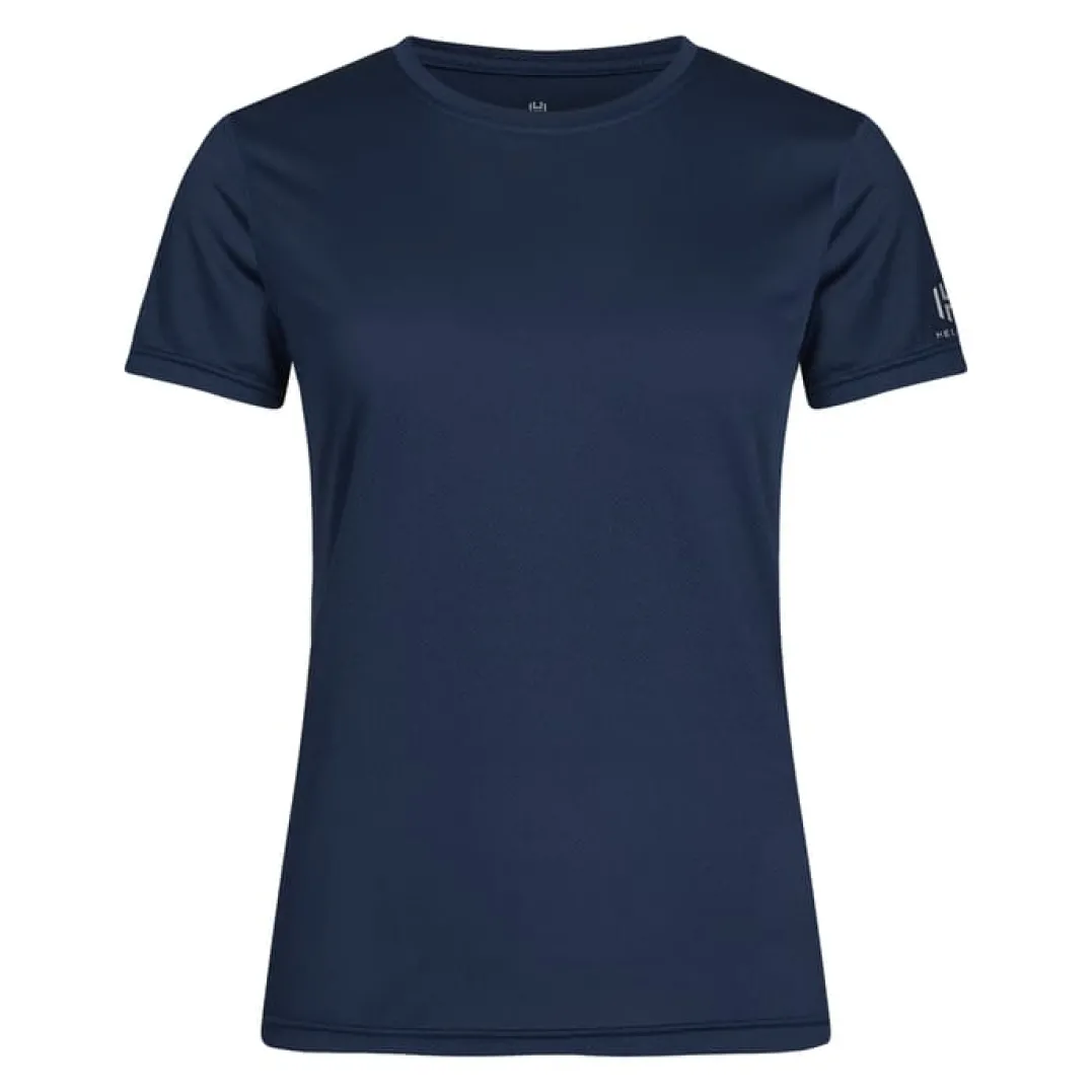 Hellner Tossis Mesh Tee Wmn Dress Blues