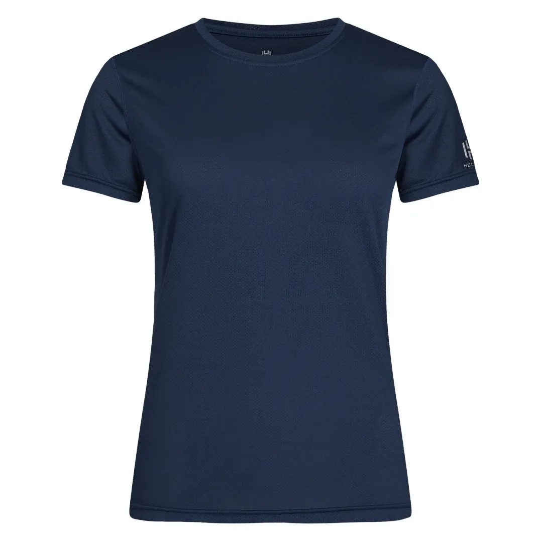 Hellner Tossis Mesh Tee Wmn Dress Blues