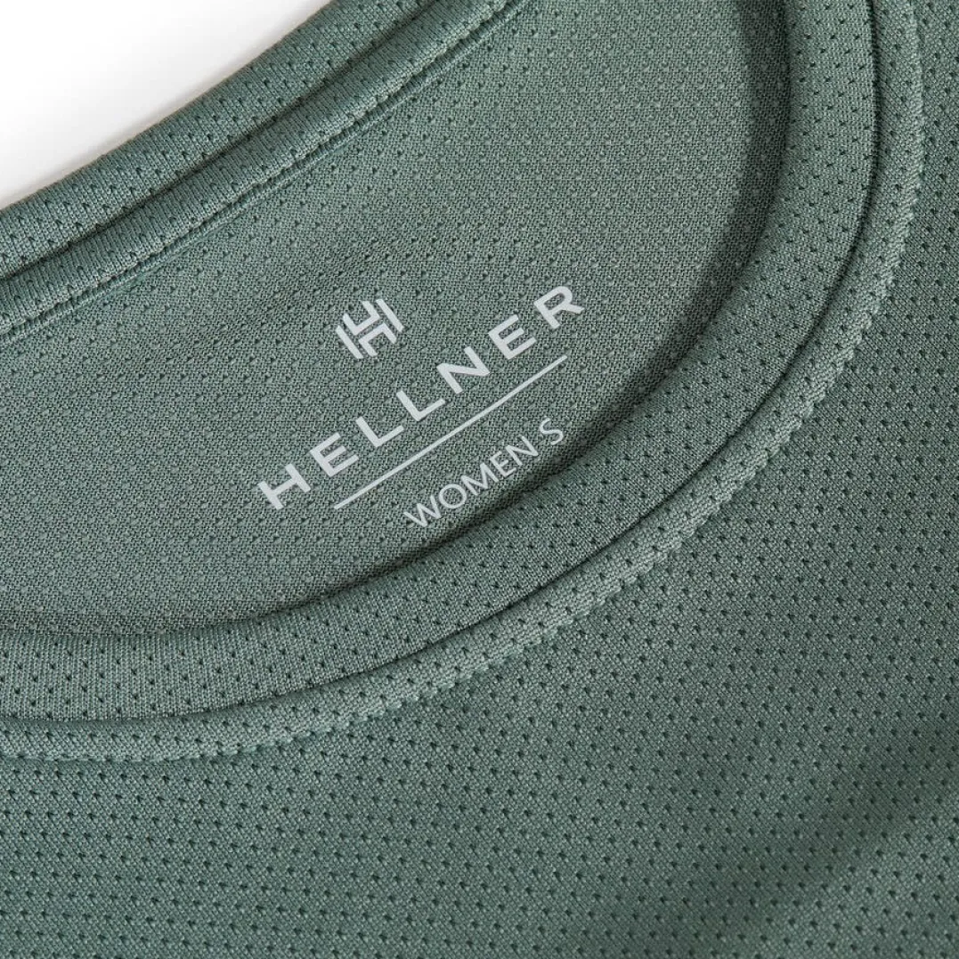 Hellner Tossis Mesh Tee Wmn Laurel Wreath