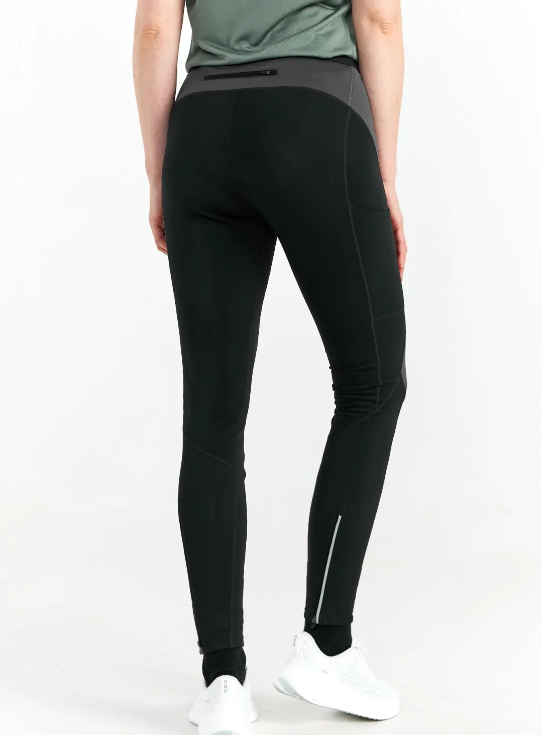 Hellner Women's Nautanen Winter Windblock Tights Phantom/Black Beauty
