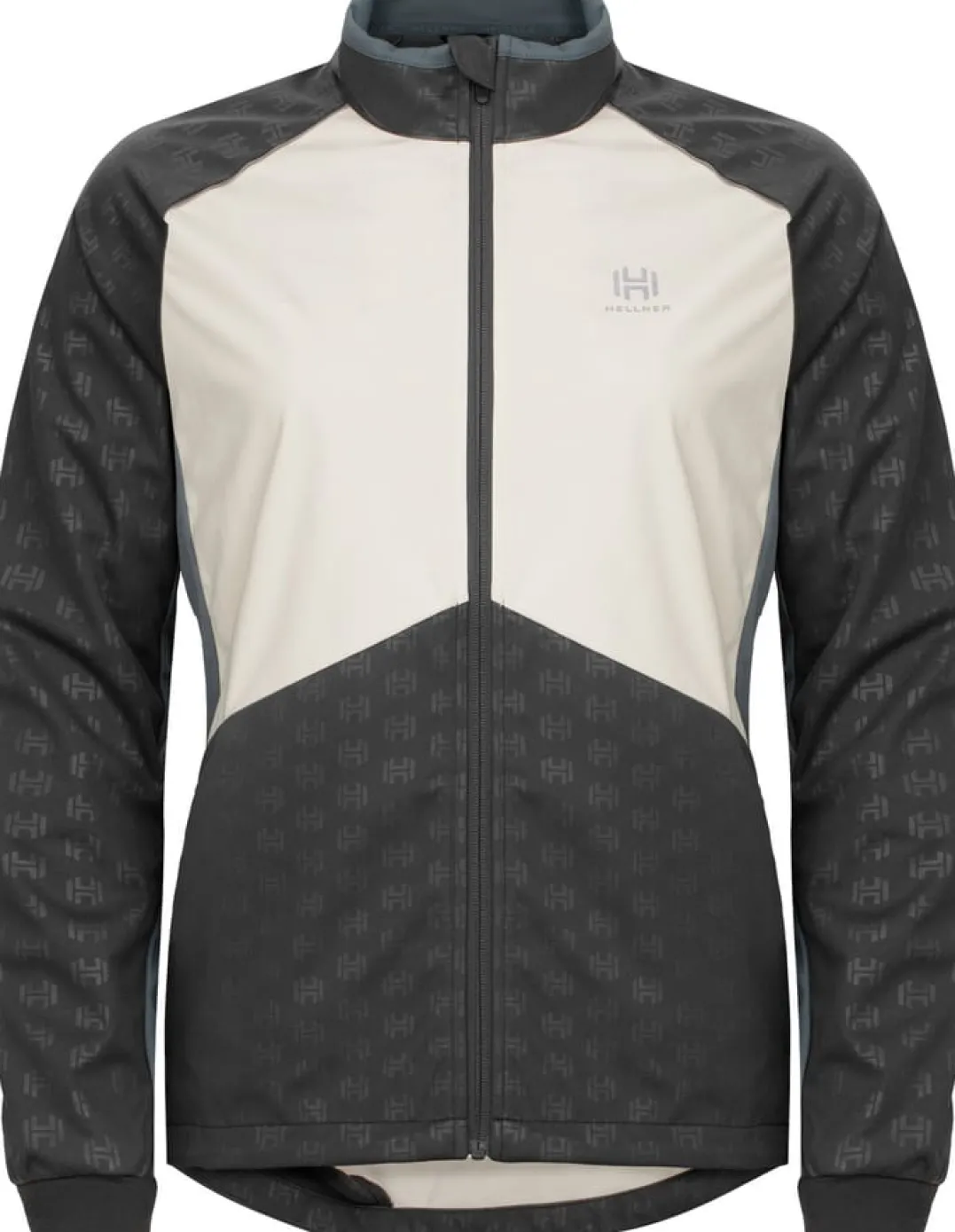 Hellner Women's Sårjås XC Ski Jacket Stormy Weather/Asphalt/Off White