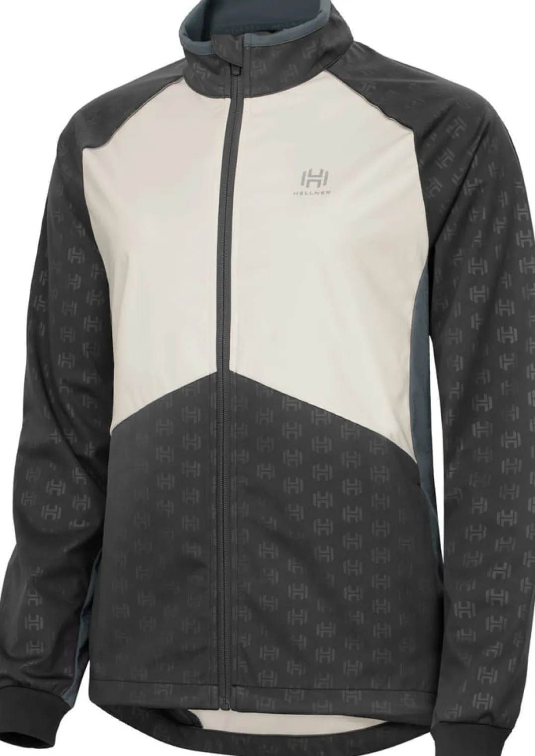 Hellner Women's Sårjås XC Ski Jacket Stormy Weather/Asphalt/Off White