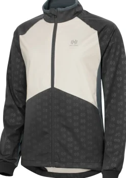 Hellner Women's Sårjås XC Ski Jacket Stormy Weather/Asphalt/Off White