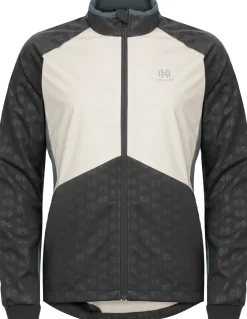 Hellner Women's Sårjås XC Ski Jacket Stormy Weather/Asphalt/Off White