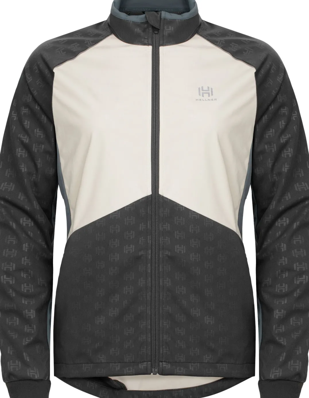Hellner Women's Sårjås XC Ski Jacket Stormy Weather/Asphalt/Off White