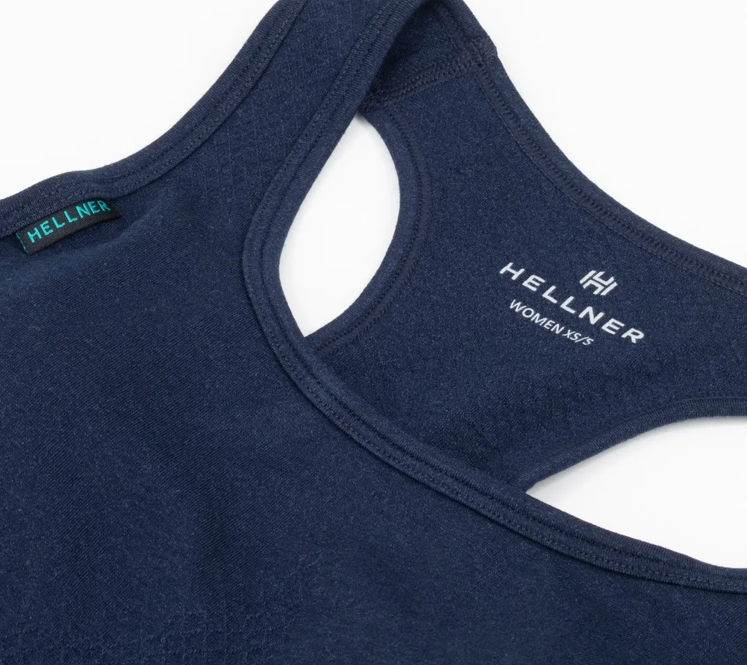 Hellner Wool Tech Seamless Bra Dress Blues
