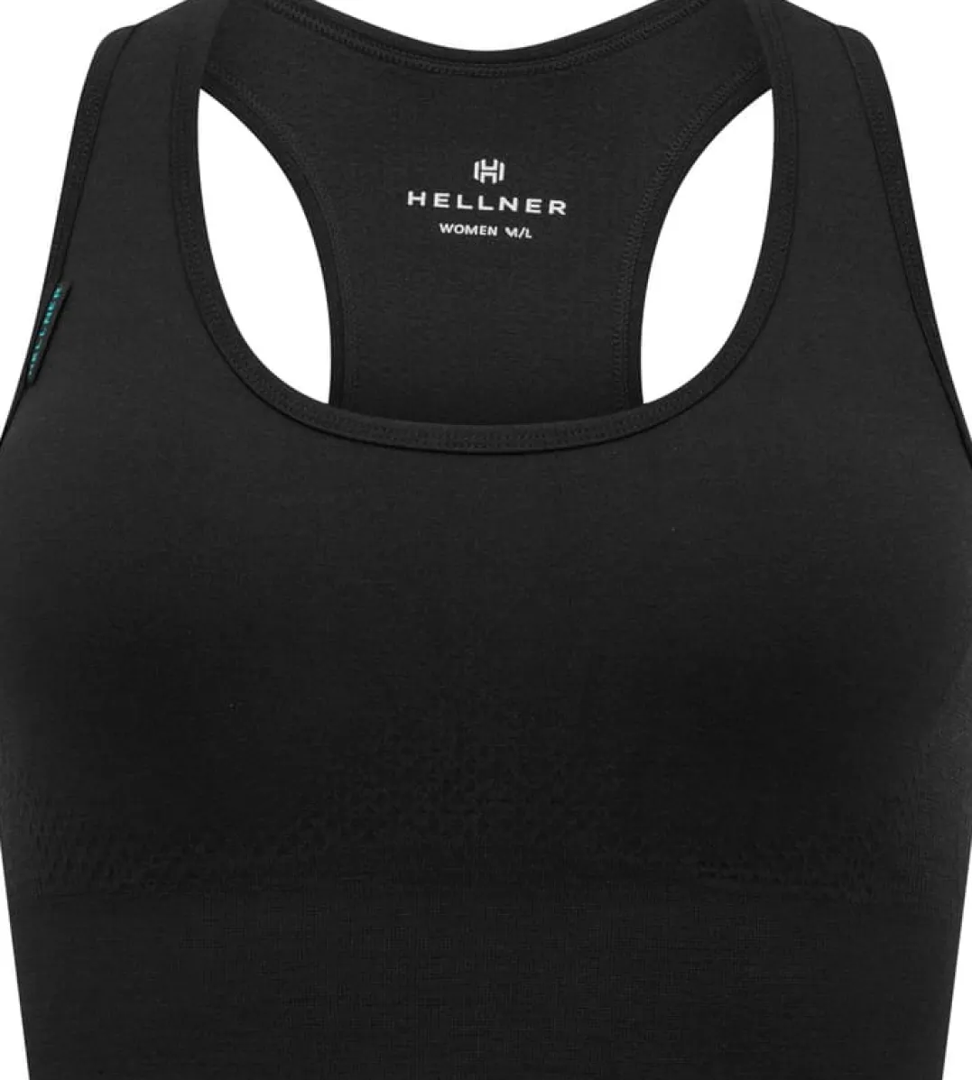Hellner Wool Tech Seamless Bra Black Beauty