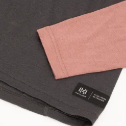 Hellner Wool Warm Base Layer Ls Wmn Phantom/Burlwood