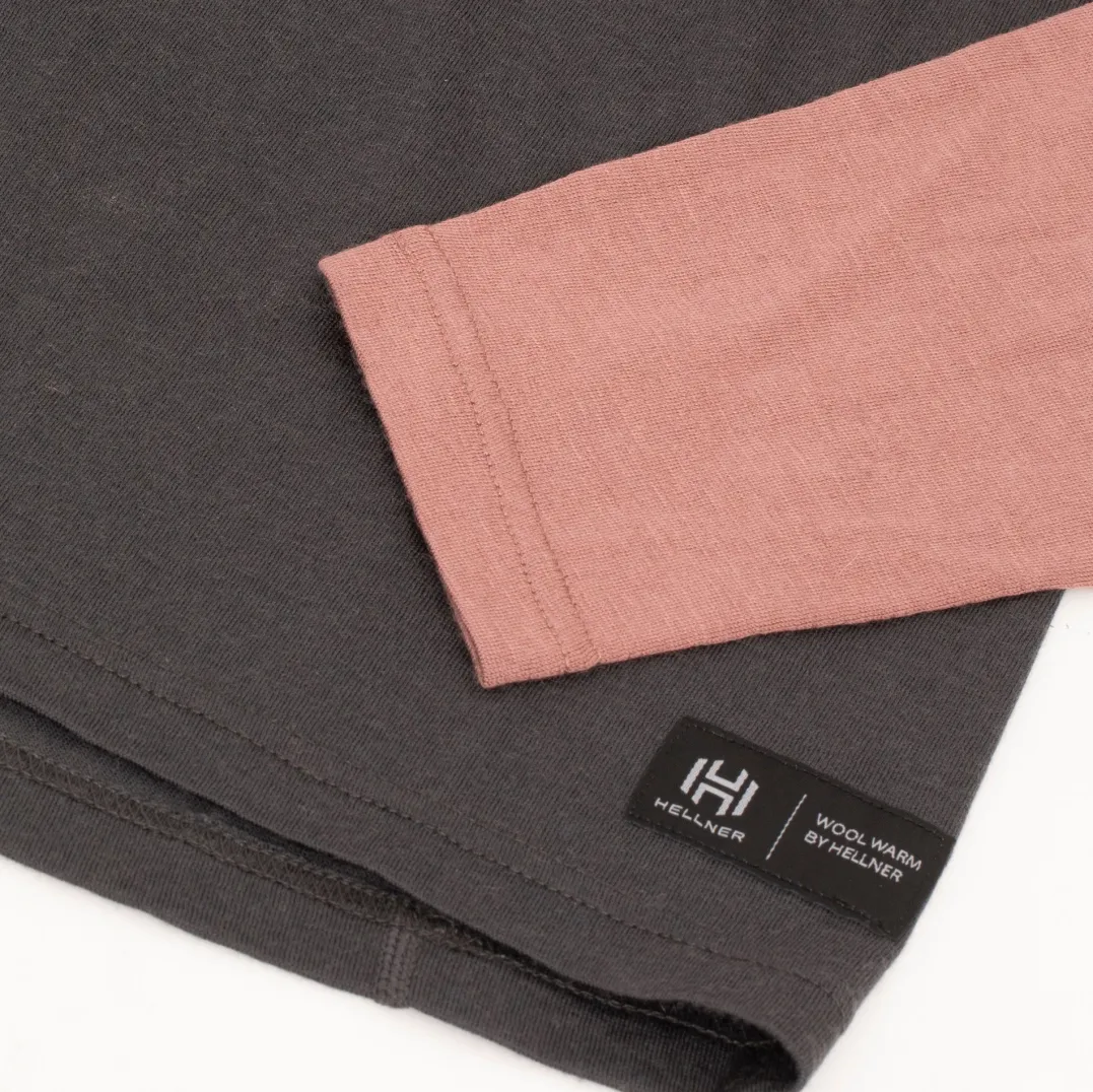 Hellner Wool Warm Base Layer Ls Wmn Phantom/Burlwood