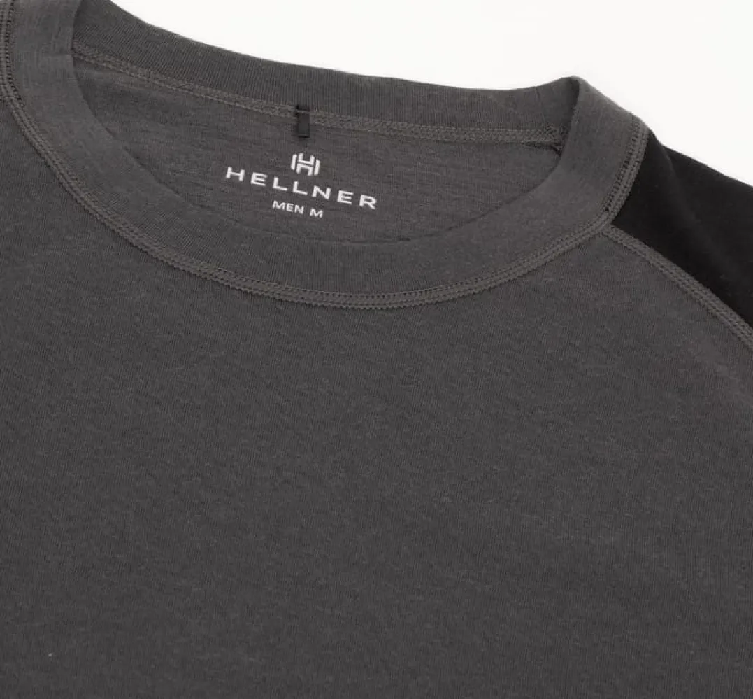 Hellner Wool Warm Base Layer Ls Men Phantom/Black Beauty