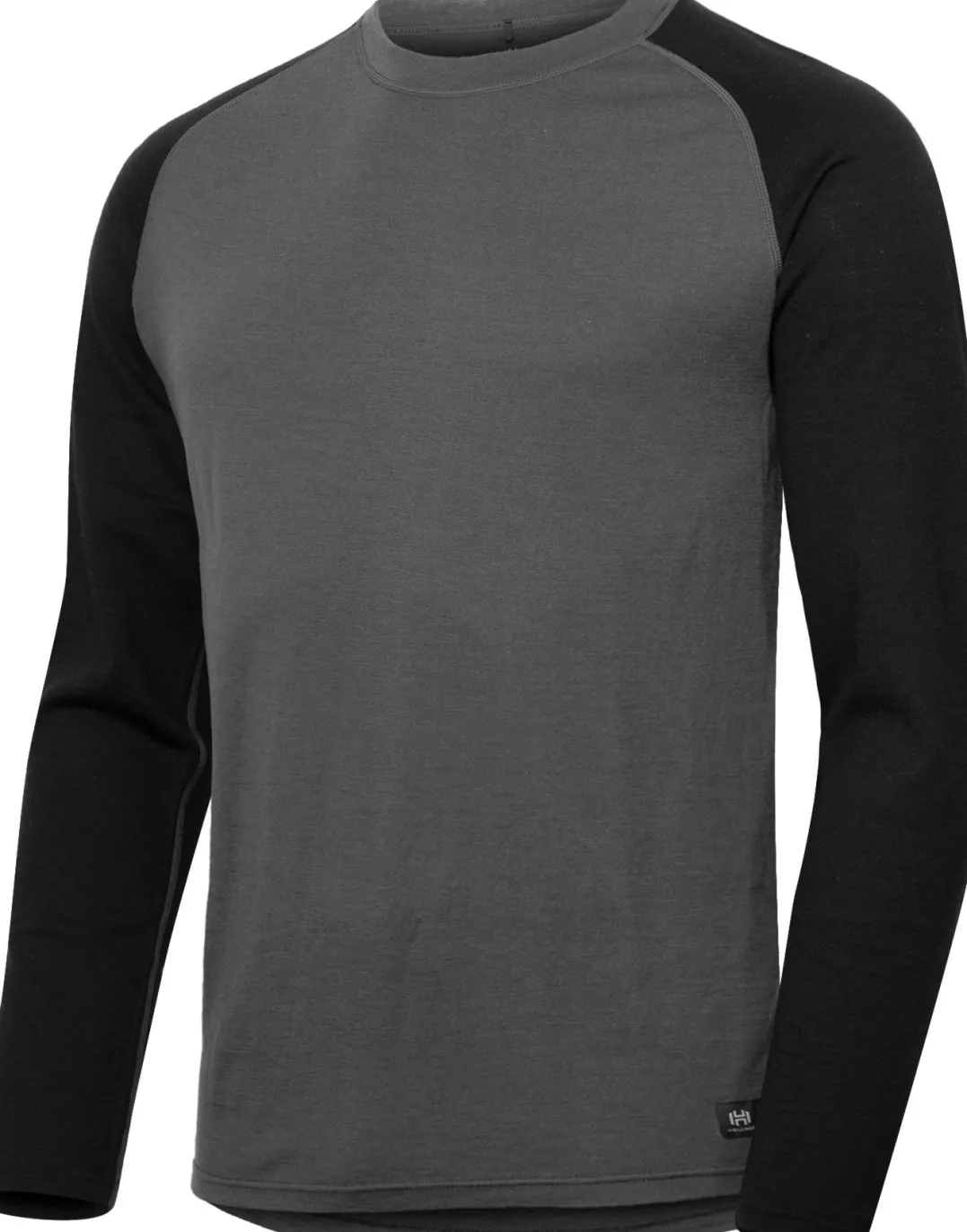 Hellner Wool Warm Base Layer Ls Men Phantom/Black Beauty