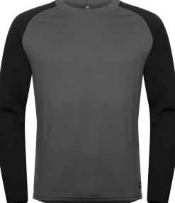 Hellner Wool Warm Base Layer Ls Men Phantom/Black Beauty