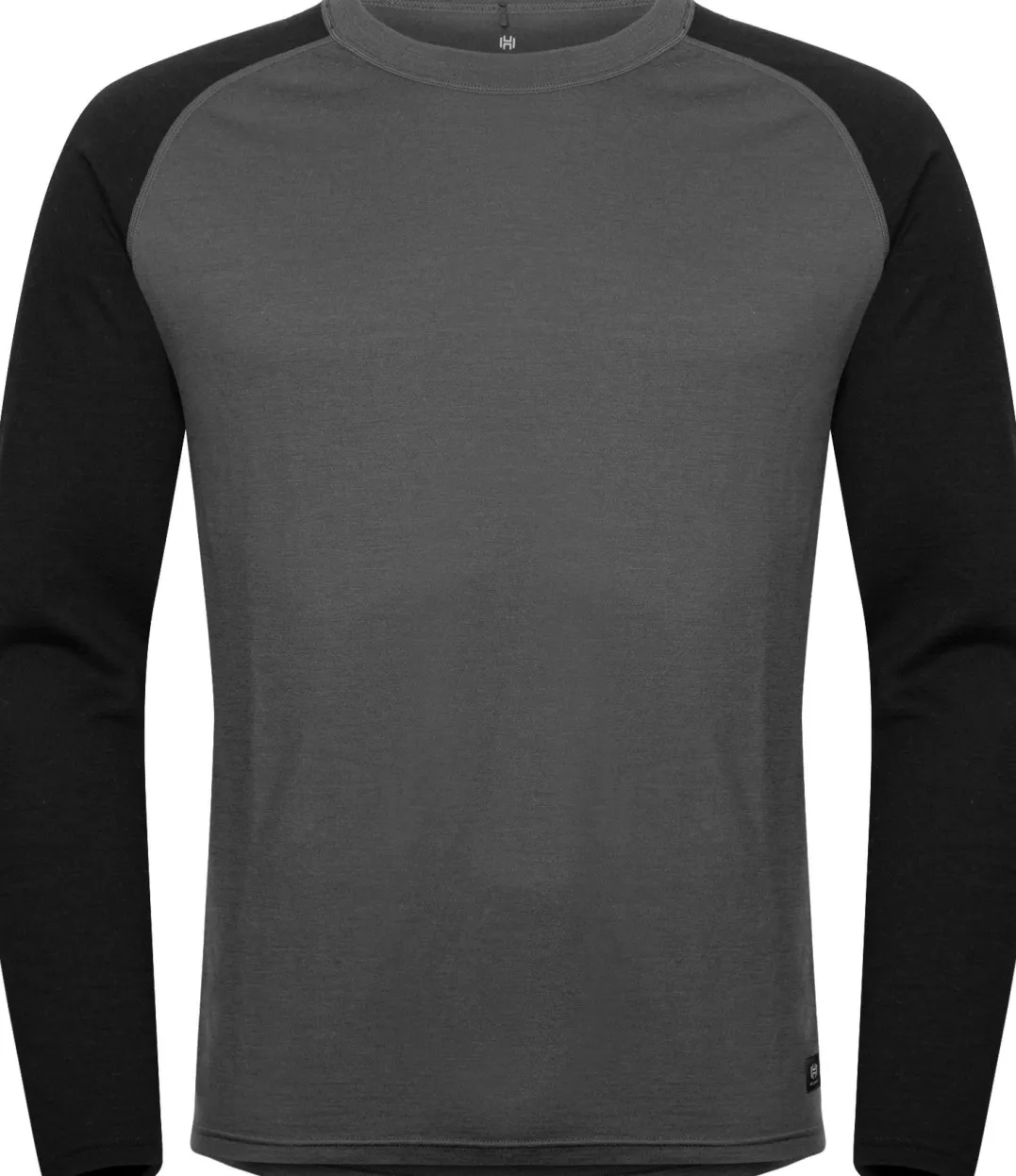 Hellner Wool Warm Base Layer Ls Men Phantom/Black Beauty