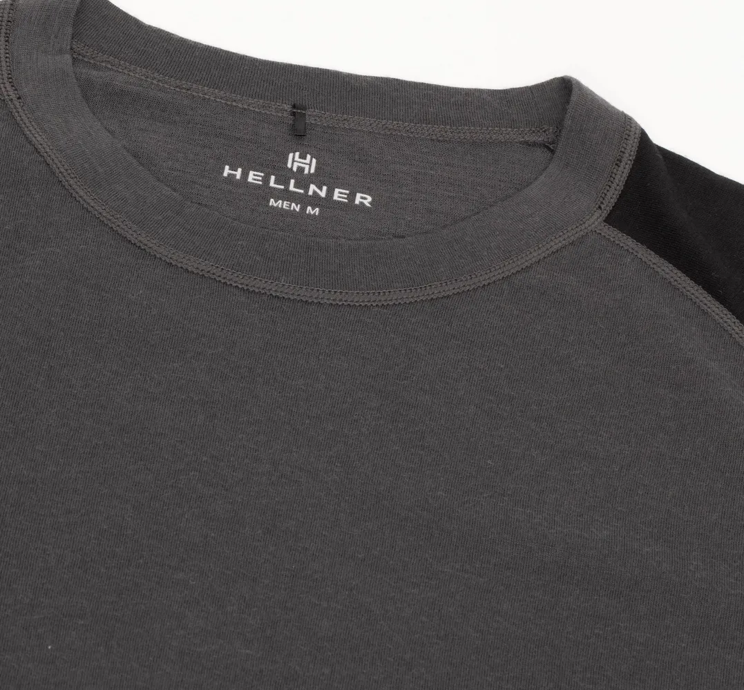 Hellner Wool Warm Base Layer Ls Men Phantom/Black Beauty