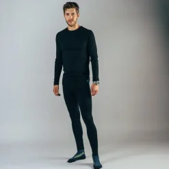 Hellner Wool Warm Base Layer Pant Men Black Beauty