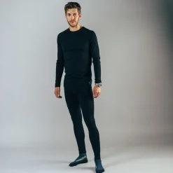 Hellner Wool Warm Base Layer Pant Men Black Beauty