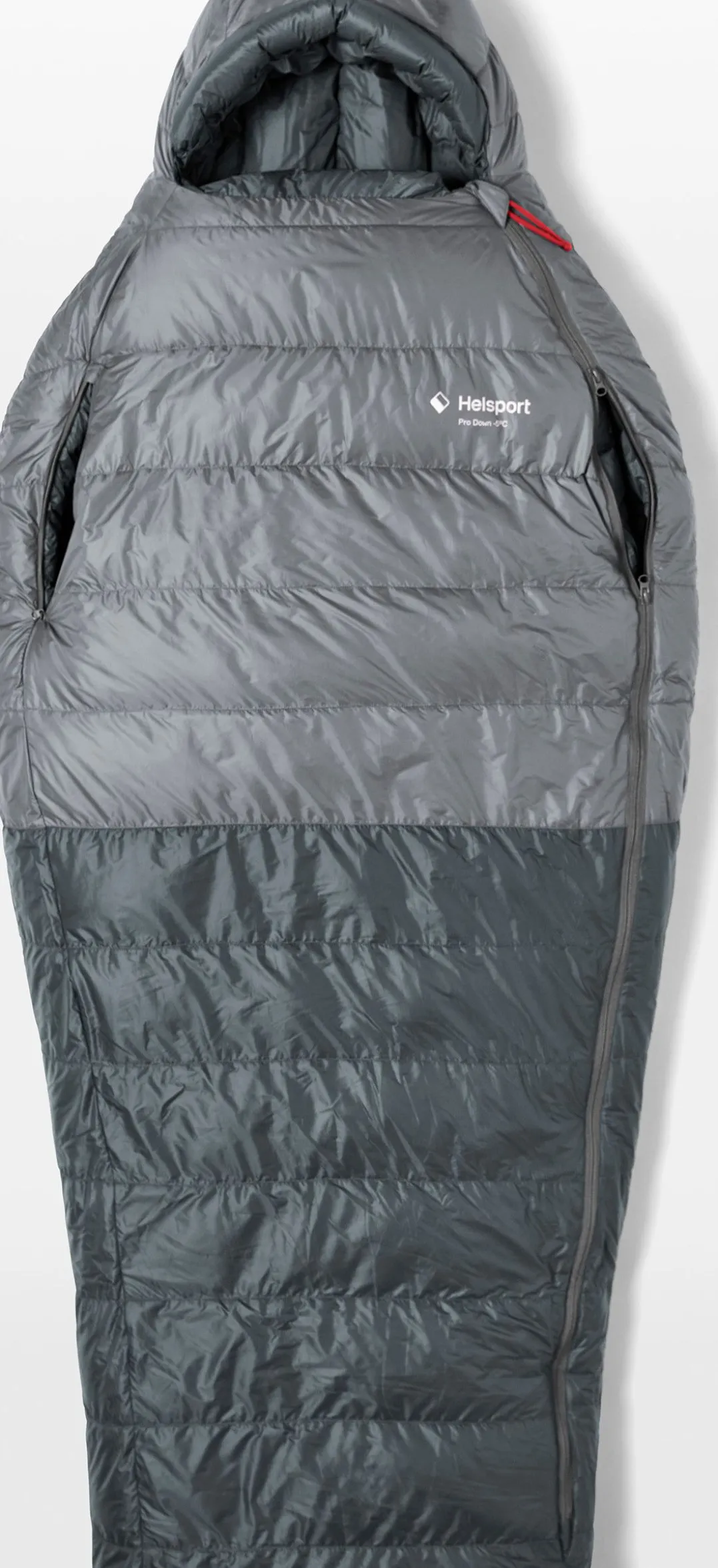 Helsport Pro Down 0 185cm Dark Shadow / Ruby Red