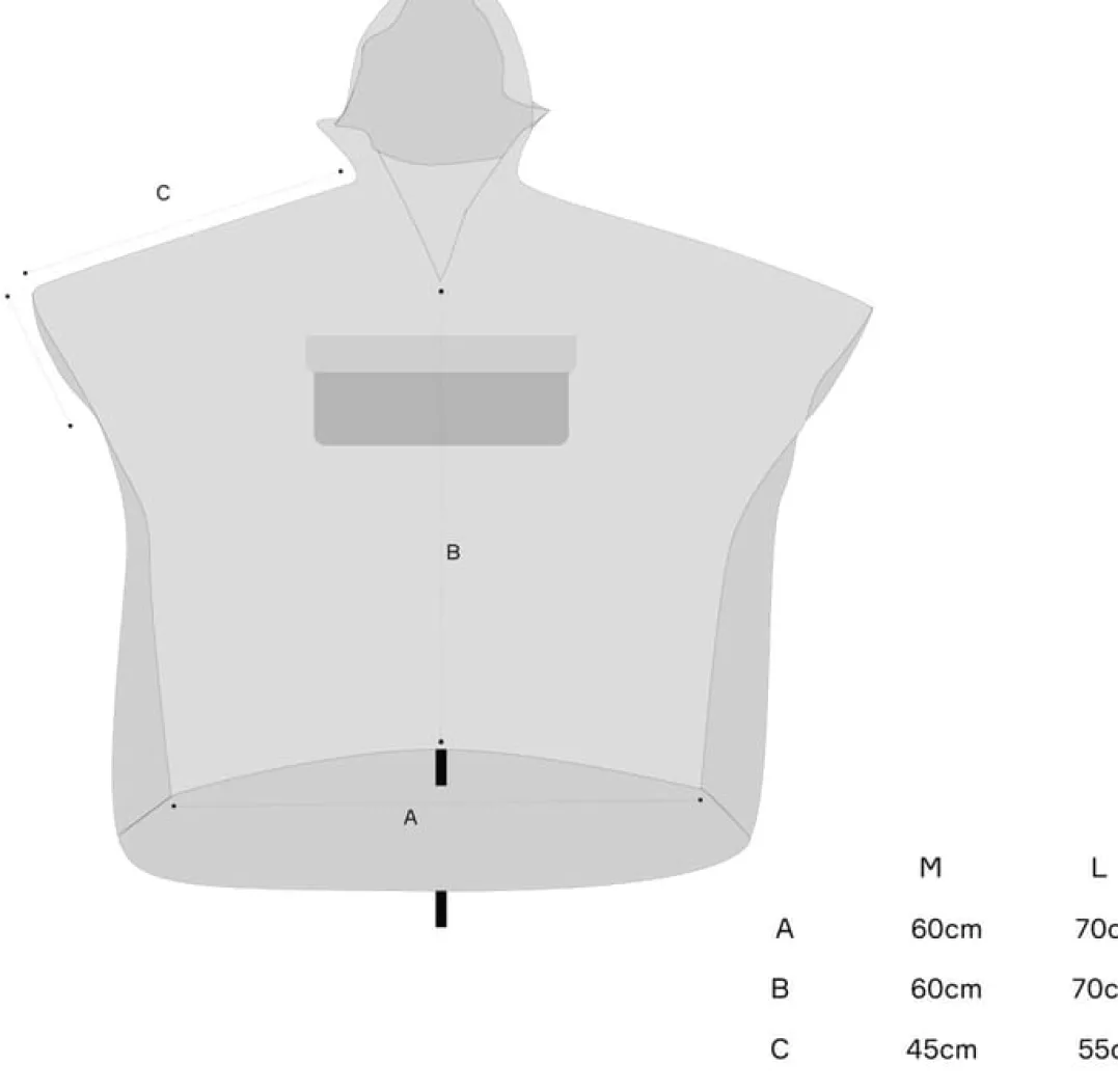 Helsport Pro Fjell Poncho Insulated Dark Shadow / Ruby Red