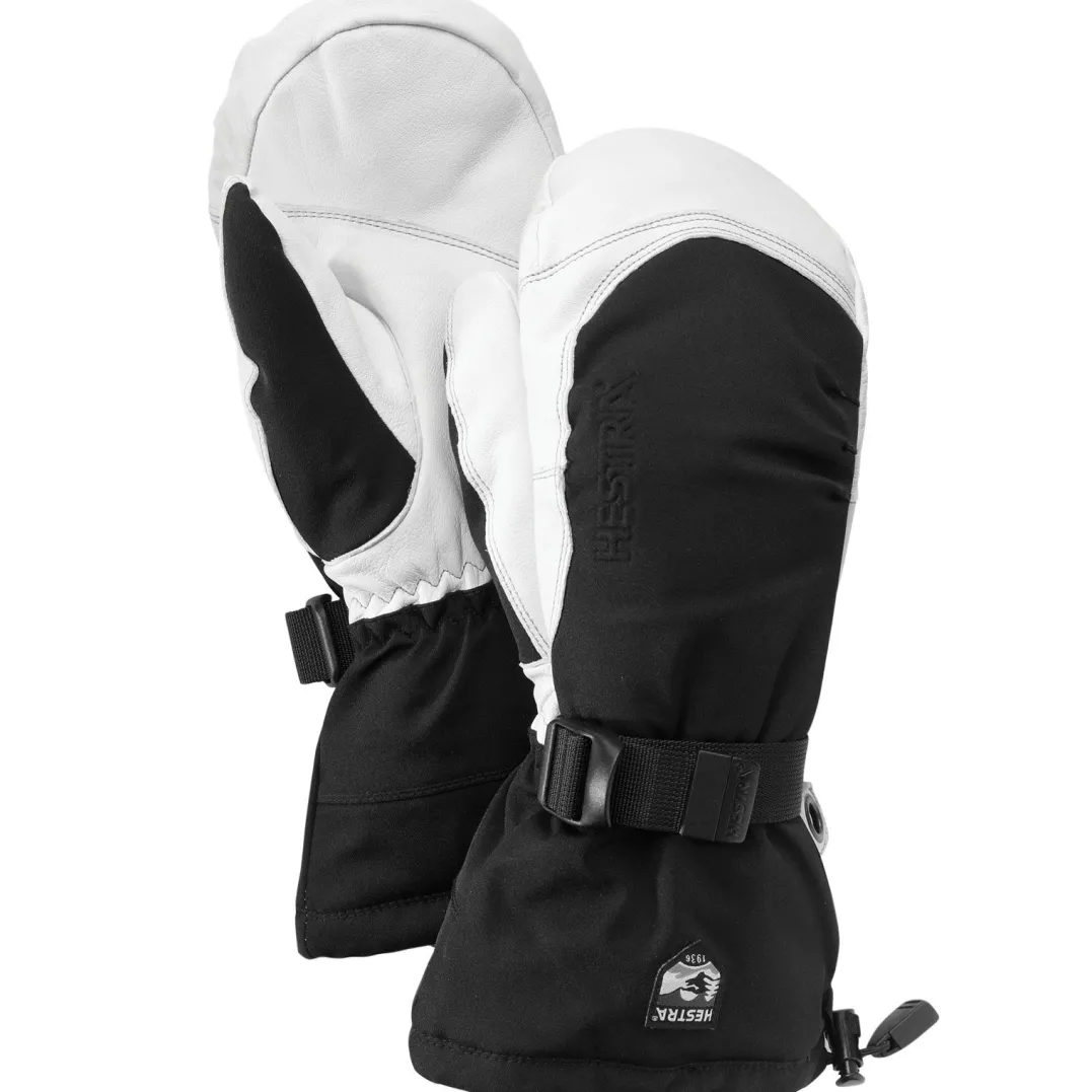Hestra Army Leather Extreme Mitt Black/White