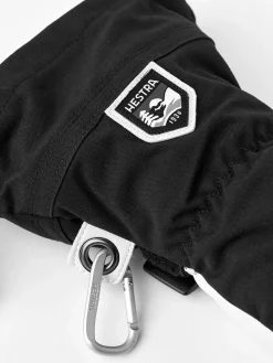 Hestra Army Leather Heli Ski 3-Finger Black