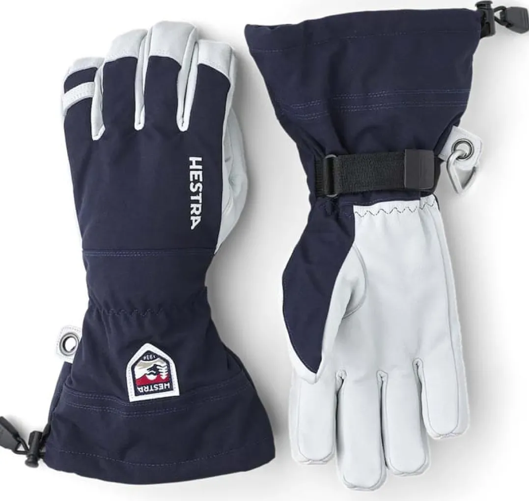 Hestra Army Leather Heli Ski Marine