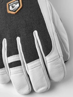 Hestra Army Leather Patrol - 5 Finger Charcoal