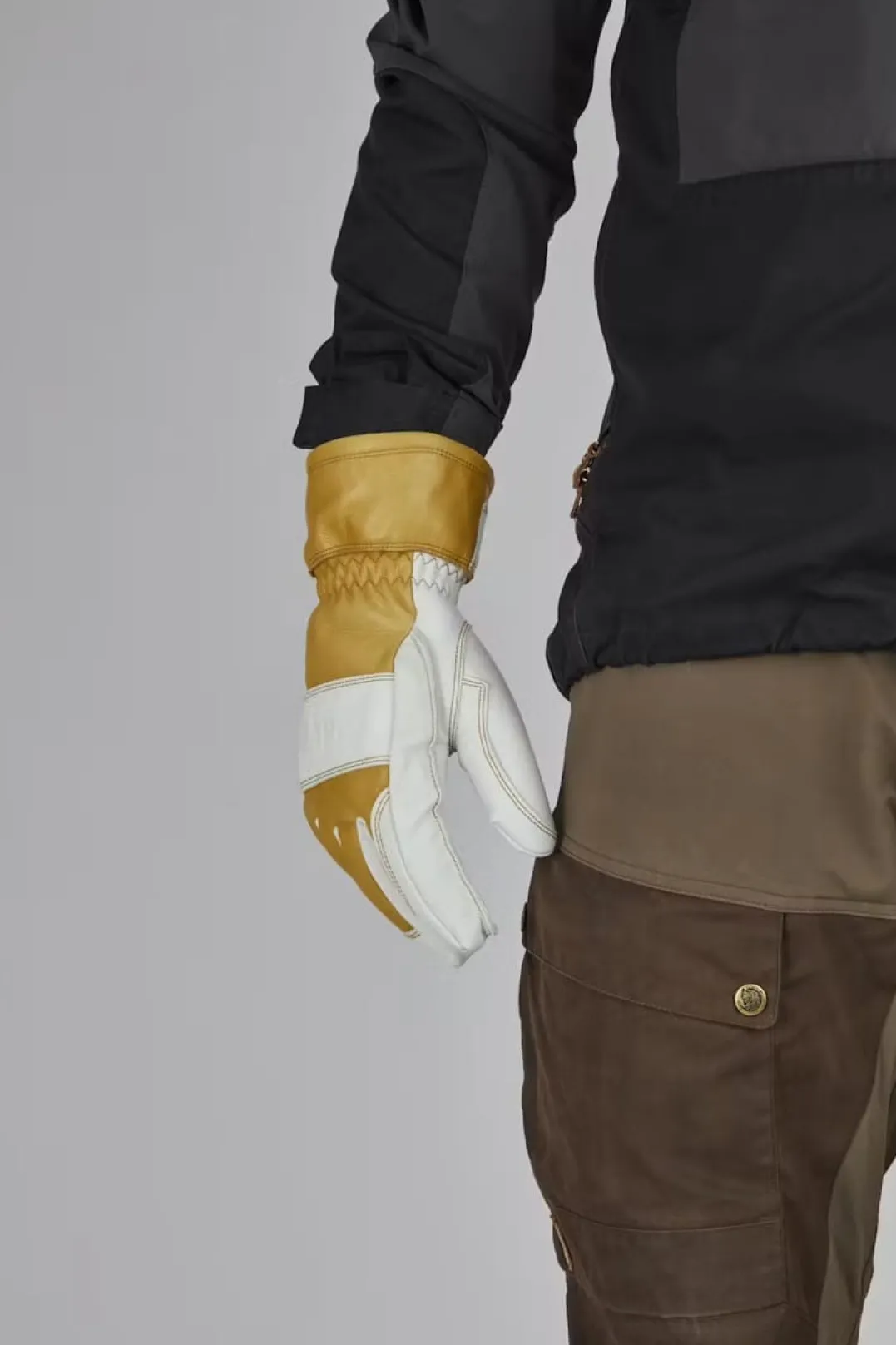 Hestra Fält Guide Glove Natural Yellow/Offwhite