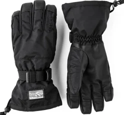 Hestra Gauntlet Sr. - 5 Finger Black/Black