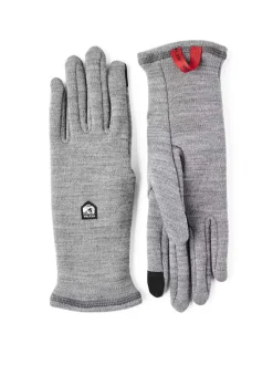 Hestra Gravita Merino Liner - 5 Finger Grey