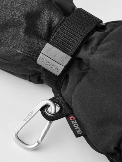 Hestra Heater Gauntlet - 5 Finger Black/Black