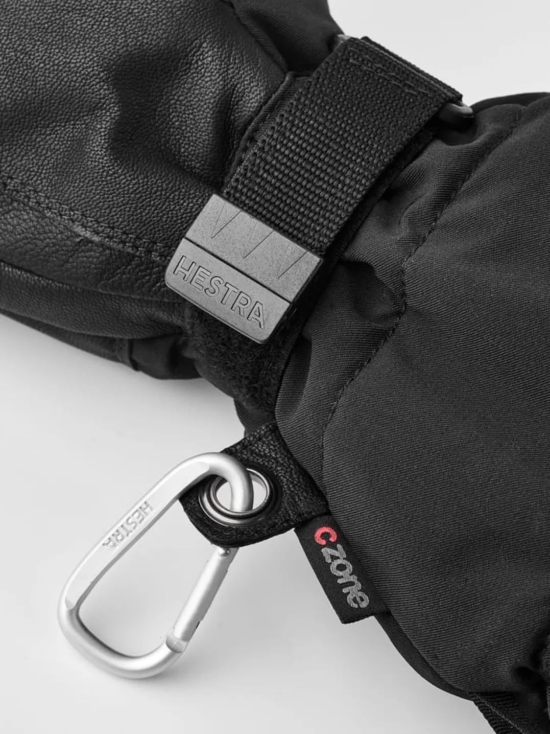 Hestra Heater Gauntlet - 5 Finger Black/Black