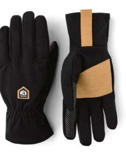 Hestra Merino Windwool Liner - 5 Finger Black