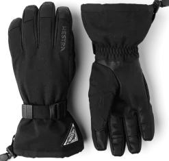 Hestra Powder Gauntlet 5-Finger Black