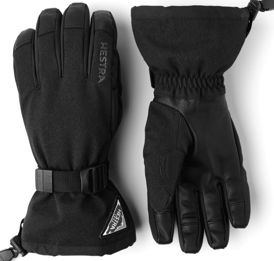 Hestra Powder Gauntlet 5-Finger Black